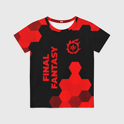 Детская футболка Final Fantasy - red gradient вертикально