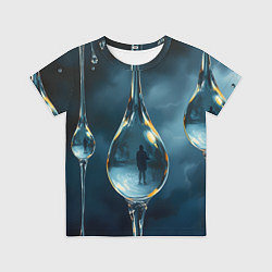 Детская футболка Люди в каплях