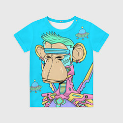 Детская футболка NFT cyber ape UFO