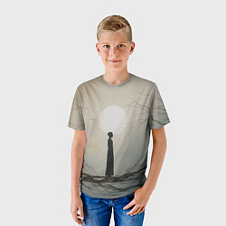 Футболка детская Минималистичный сюрреализм, цвет: 3D-принт — фото 2