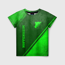 Детская футболка Hoffenheim - green gradient вертикально
