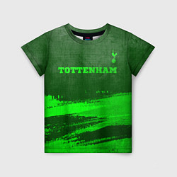 Детская футболка Tottenham - green gradient посередине