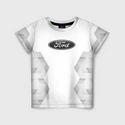 Детская футболка Ford white poly