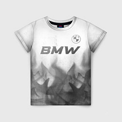 Футболка детская BMW - white gradient посередине, цвет: 3D-принт