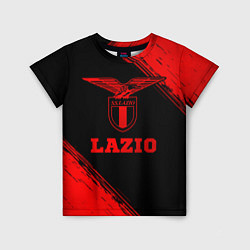 Детская футболка Lazio - red gradient