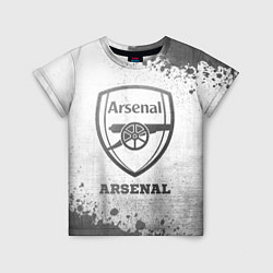 Детская футболка Arsenal - white gradient