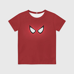 Детская футболка Человек паук взгляд супергероя