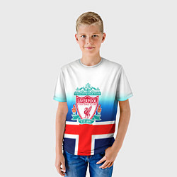 Футболка детская Liverpool Англия, цвет: 3D-принт — фото 2