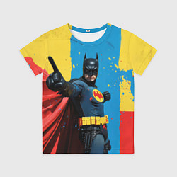 Детская футболка Бэтмен предупреждает