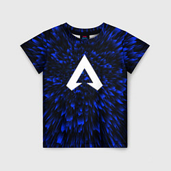 Детская футболка Apex Legends blue energy