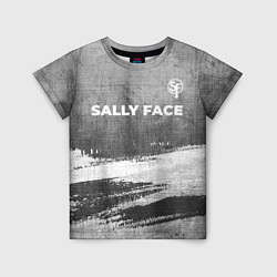 Футболка детская Sally Face - grey gradient посередине, цвет: 3D-принт