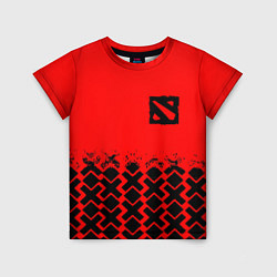 Детская футболка Dota игровой паттерн