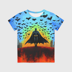 Детская футболка Бэтмен и летучие мыши