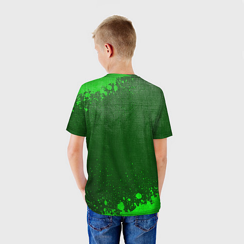 Детская футболка Monaco - green gradient / 3D-принт – фото 4