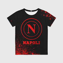 Детская футболка Napoli - red gradient