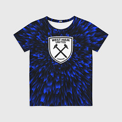 Детская футболка West Ham blue energy