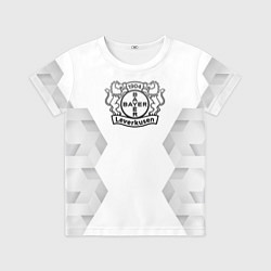 Детская футболка Bayer 04 white poly