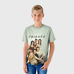 Футболка детская Американский сериал - Друзья, цвет: 3D-принт — фото 2