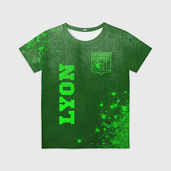 Детская футболка Lyon - green gradient вертикально