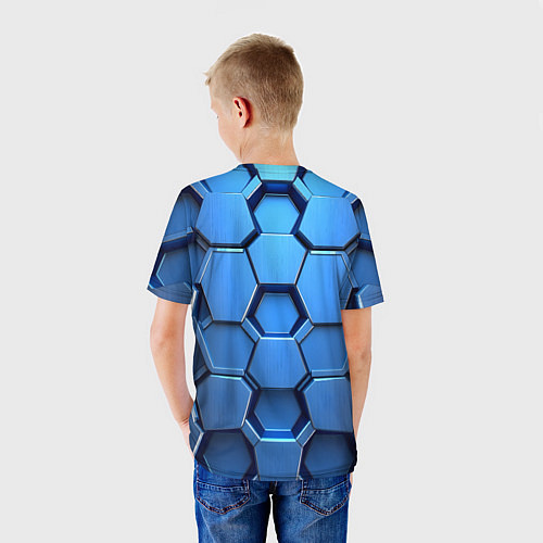 Детская футболка Синий бронежилет / 3D-принт – фото 4