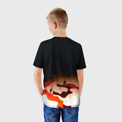 Детская футболка Roma камуфляжный стиль / 3D-принт – фото 4