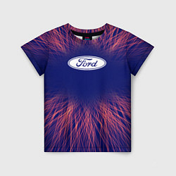 Детская футболка Ford red energy