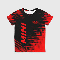 Детская футболка Mini - red gradient вертикально