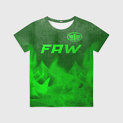 Детская футболка FAW - green gradient посередине