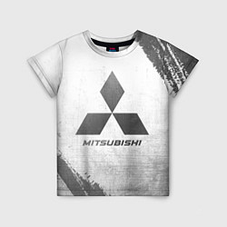 Детская футболка Mitsubishi - white gradient