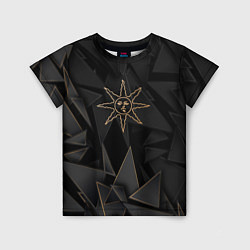 Детская футболка Dark Souls golden poly