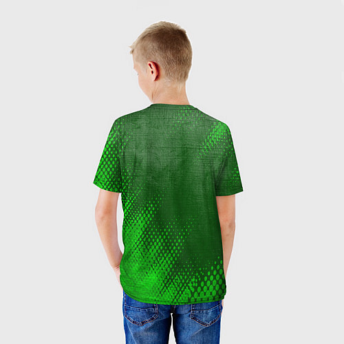 Детская футболка Haval - green gradient вертикально / 3D-принт – фото 4