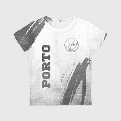Футболка детская Porto - white gradient вертикально, цвет: 3D-принт