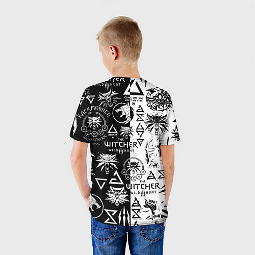 Детская футболка Monster energy логотипы игр / 3D-принт – фото 4