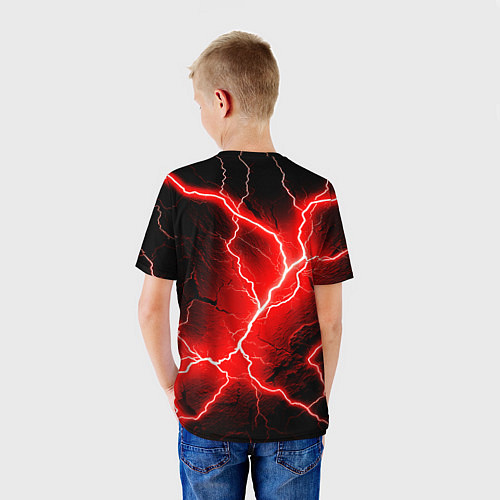 Детская футболка Lightning / 3D-принт – фото 4