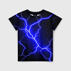 Детская футболка Color blue black