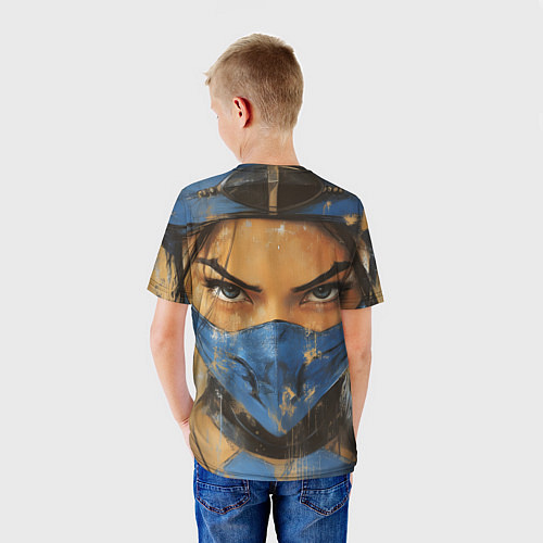 Детская футболка Китана портрет / 3D-принт – фото 4