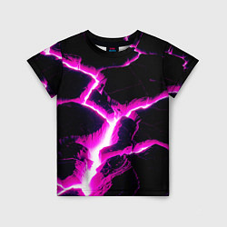 Футболка детская Color pink black, цвет: 3D-принт