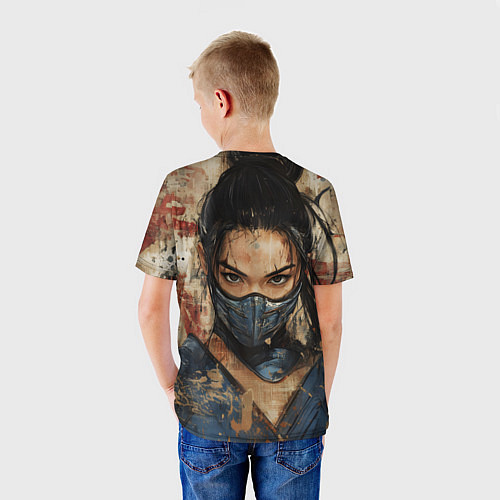 Детская футболка Китана в китайском стиле / 3D-принт – фото 4