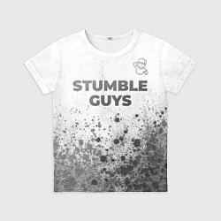 Футболка детская Stumble Guys - white gradient посередине, цвет: 3D-принт