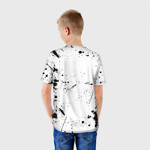 Детская футболка Monster energy брызги красок / 3D-принт – фото 4