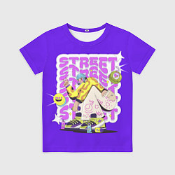 Детская футболка Street Y2K girl violet