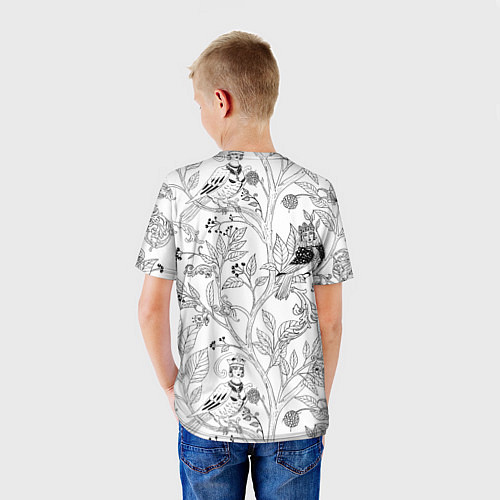 Детская футболка Птицы Сирин / 3D-принт – фото 4