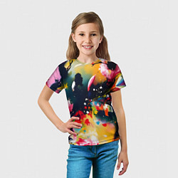 Футболка детская Глубокая абстракция, цвет: 3D-принт — фото 2