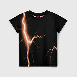 Детская футболка Lightning orange