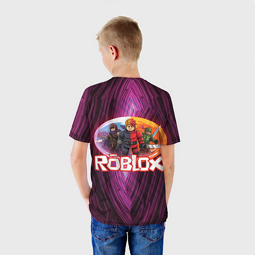 Детская футболка Roblox пероснажи / 3D-принт – фото 4