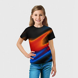Футболка детская Multicoloured, цвет: 3D-принт — фото 2