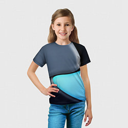 Футболка детская Разноцветный, цвет: 3D-принт — фото 2