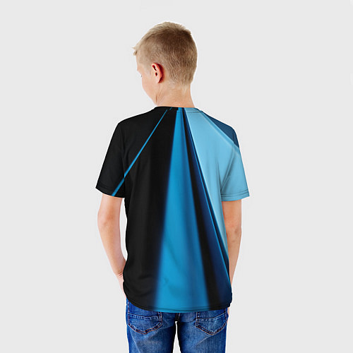 Детская футболка Black blue / 3D-принт – фото 4