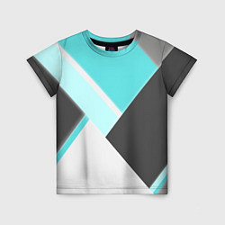 Детская футболка Color black blue
