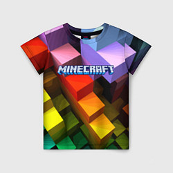 Футболка детская Minecraft - pattern, цвет: 3D-принт